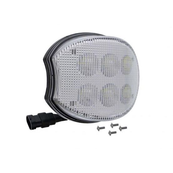 Фара овальна LED ліва (RE181916) HD Parts