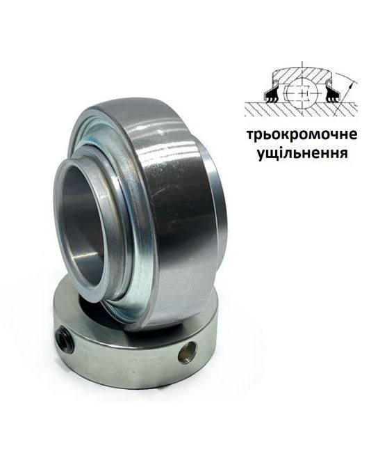 Підшипник кульковий з посиленим трьохкромочним ущільненням (XGE40KTTB) SKF